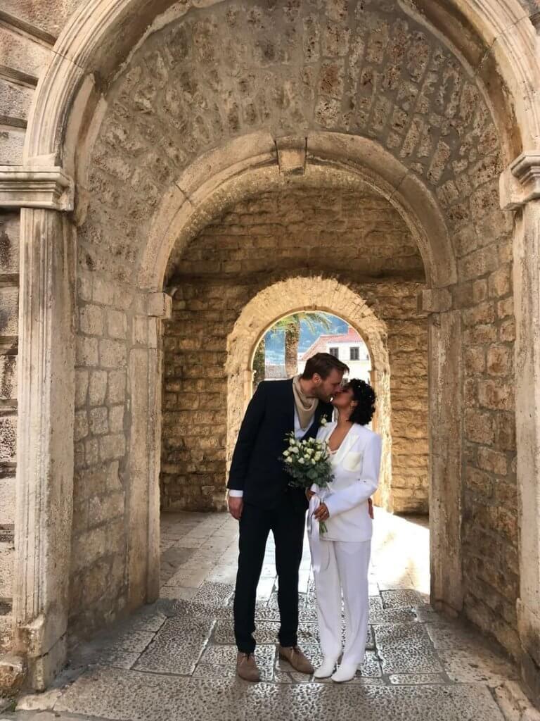 Winter elopement on Korčula